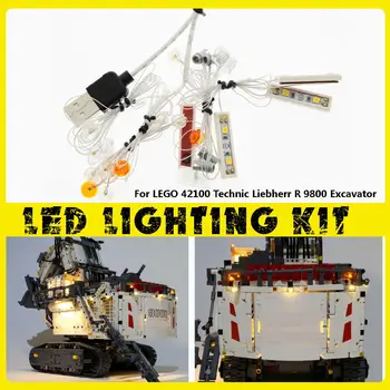 

LED Lighting Light Set For LEGO 42100 Technic Liebherr R 9800 Excavator Toy Building Blocks Lighting Set Only