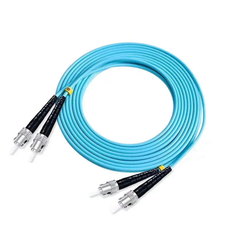 

10PCS/Pack OM3 ST/UPC-ST/UPC Multi-Mode OM3 Fiber Cable Multimode Duplex Fiber Optical Jumper Patch Cord 3M 5M 10M 10M ST-ST