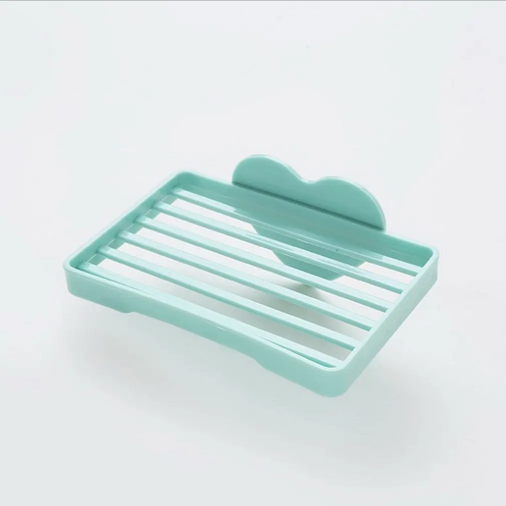 Double Layer Soap Dish Holder Portable Leaf Shape Soap Tray Case Container YU 
