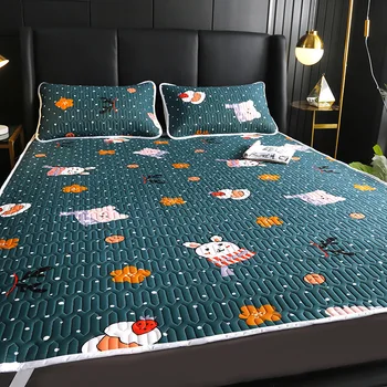 

Natural Latex Mat Three Piece Air Conditioned Soft Mat Washable Tatami Latex Bed Sheet Mat Tencel Latex Soft Mat