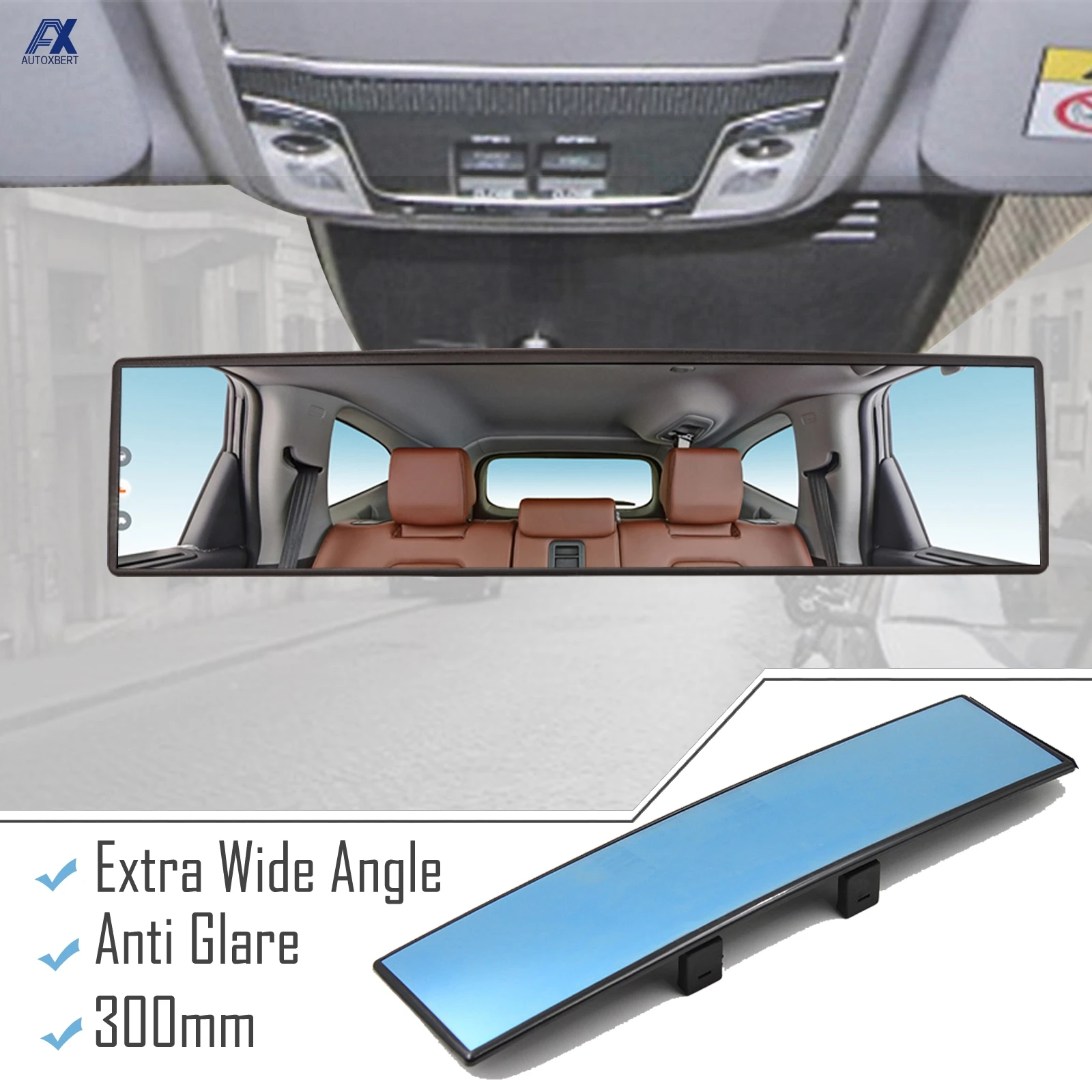 אוניברסלי אנטי בוהק רחב זווית קמור Rearview מירור רכב פנים אחורית תינוק ילד מושב שעון כחול שמש מגן השמש בטיחות