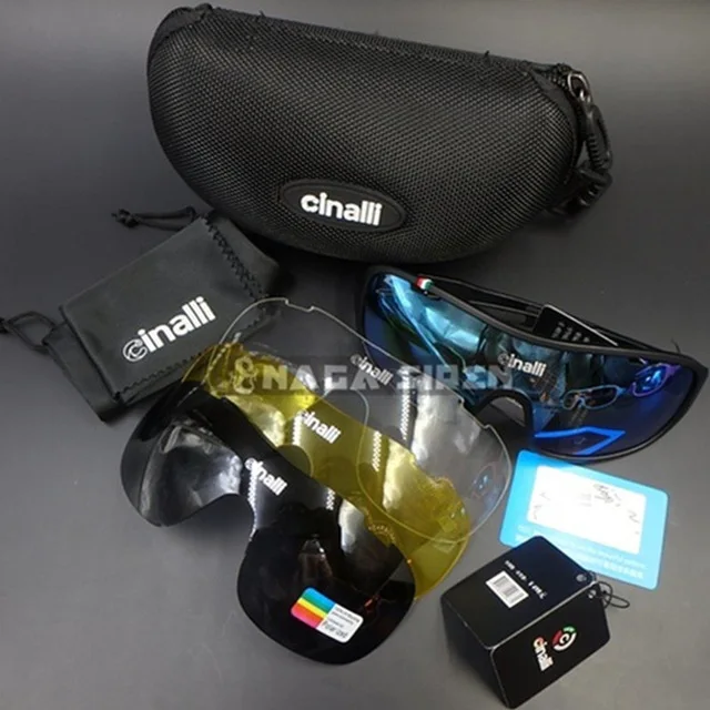 C-068 Black Naga Sir cinalli очки PC Заказные очки для верховой езды C-068 для велоспорта на открытом воздухе поляризованные очки для верховой езды TR90 зеркальная коробка - Цвет: C-068 Black