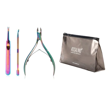 

4pcs Stainless Steel Dead Skin Fork Cuticle Pusher Nail Manicure Tool