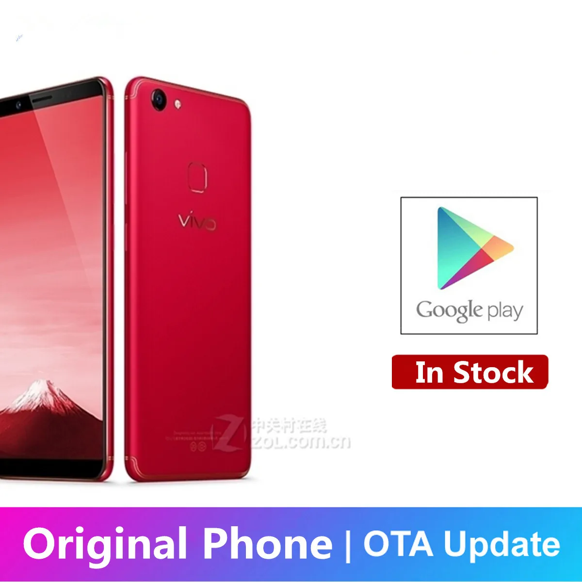 In Stock Vivo Y75 4G LTE Smart Phone 4GB RAM 32GB ROM Face ID Fingerprint MTK6763 5.7&quot Screen 16.0MP+13.0MP Android 7.1 GPS | Мобильные