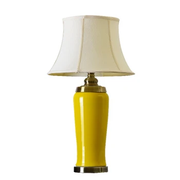 

Garden Ceramic Table Lamp Living Room Light Bedside Bedroom Study Light Simple Table Lamp Hotel Club Light Free Shipping