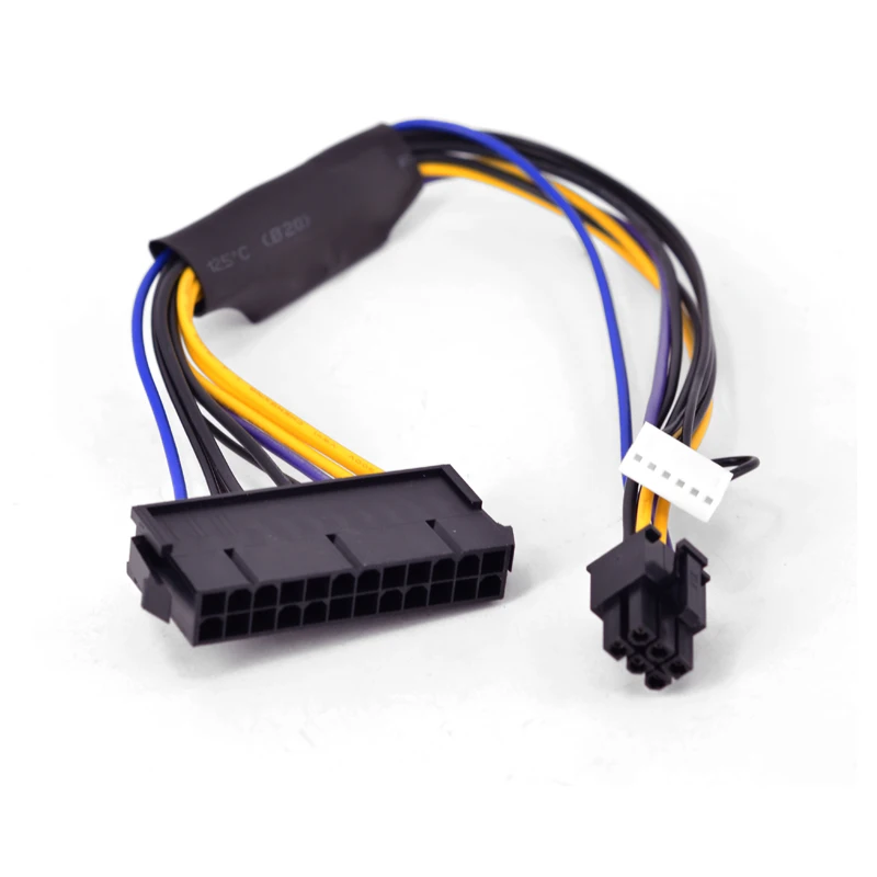Для HP Compaq 8300 8380 8000 EliteDesk 880 G1 Prodesk 600 SFF материнская плата PCIe 6 контактный к ATX 24