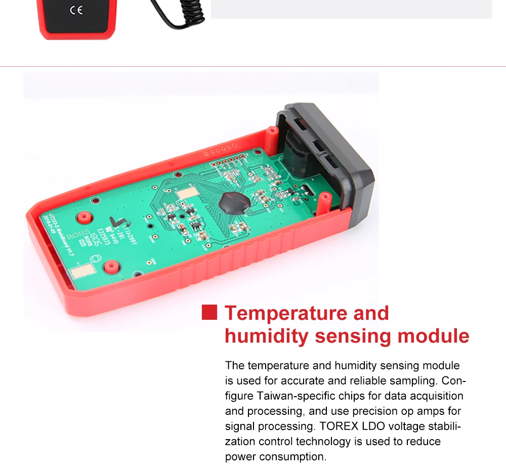 UNI-T UT333S Мини цифровой измеритель температуры и влажности с ЖК-экраном UT333S точный датчик температуры и влажности Лучшая цена