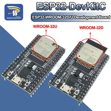 Placa core esp32, ESP32-DevKitC placa de desenvolvimento ESP32-WROOM-32D ESP32-WROOM-32U wifi + bluetooth iot NodeMCU-32S