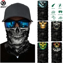 Scarf Bandanas Shield Balaclava Face-Cover Skeleton-Head-Bandana Bicycle Skull Neck Seamless