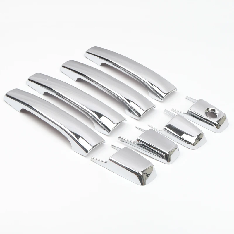 Chrome Exterior Door Handles Handles Bowls Frame Cover Trim Car Styling For Mitsubishi Pajero V80 V93 V95 V97 V98 2007 -