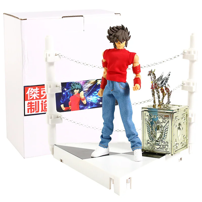 JacksDo Saint Cloth Myth EX Pegasus Seiya повседневная форма+ 1/6 Арена Коллекционная фигурка игрушка - Цвет: box
