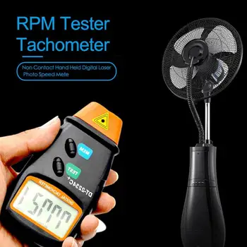 

Mini Non Contact Tach Tool Handheld Digital Laser Photo Speed Meter RPM Motors Tester Tachometer Laser Digital Tachometer