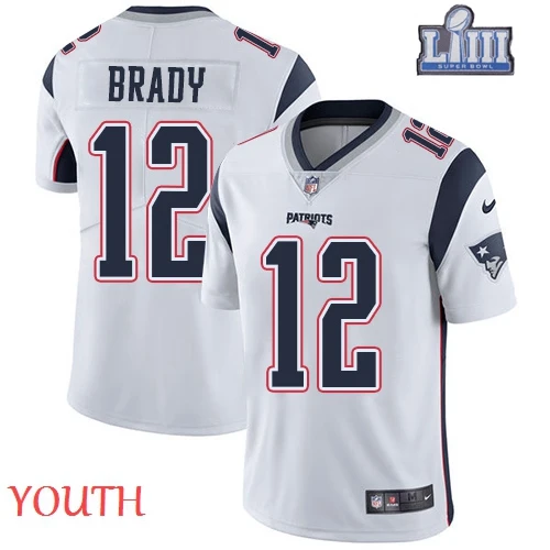 Молодежная Детская Новая Англия Rob Gronkowski Патриоты Super Bowl LIII Bound jersey - Цвет: YOUTH