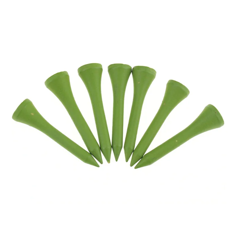 CRESTGOLF 42mm(1.65in) Wooden Golf Tees Golf Wood Tees Accessoires 100pcs/Pack 6