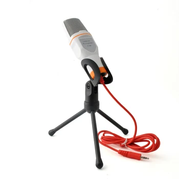 

SF-666 Microphone 3.5mm Jack Wired With Stand Tripod Handheld Mic For PC Chatting Singing Karaoke Laptop