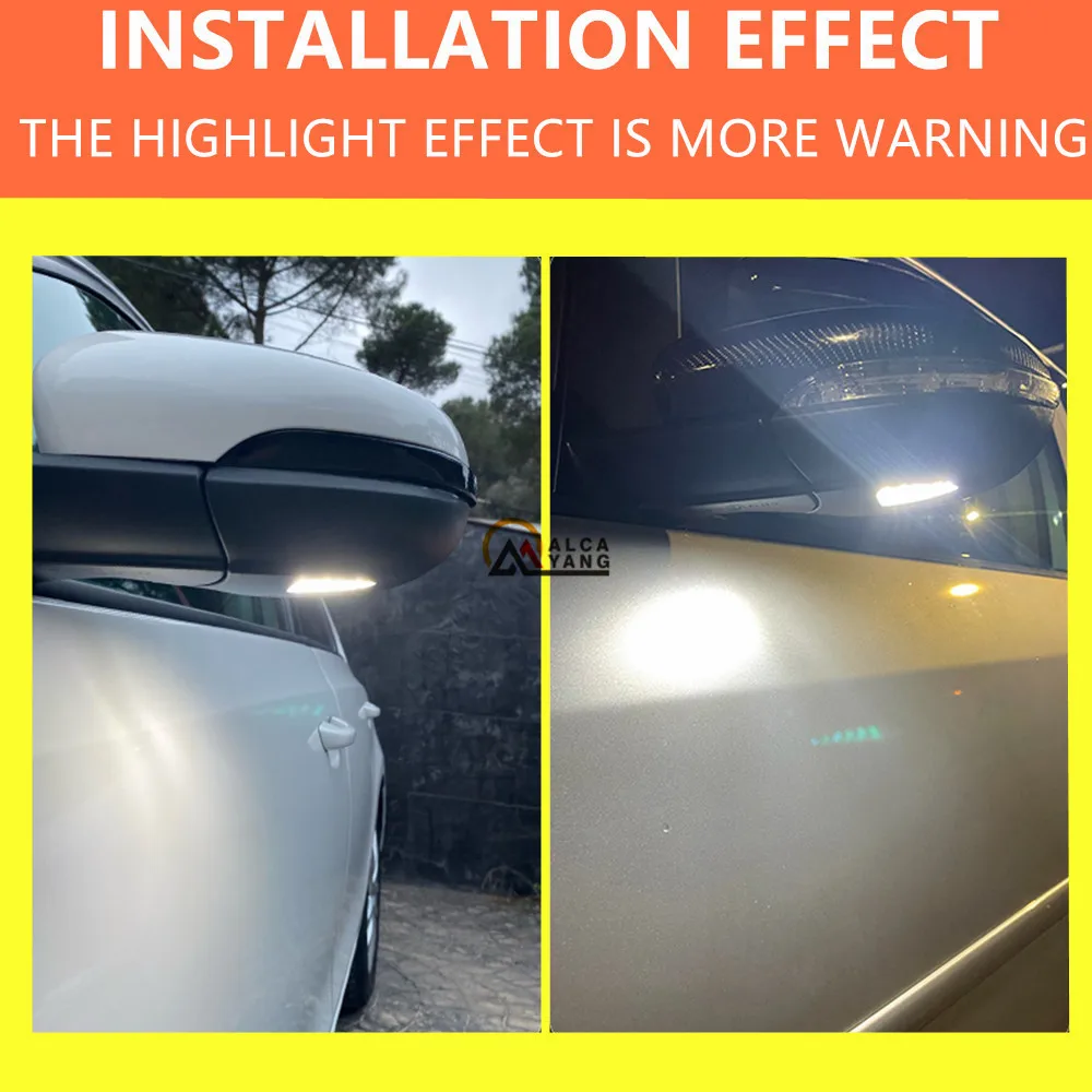 VW  6 MK6 GTI R 2008-2014  2011-2014  ȭƮ LED  ̵ ̷ ۵ Ʈ, 2x  
