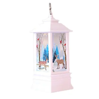 

Christmas Simulation Flame Light Desktop Decoration Led Light Scene Layout Portable Small Oil Lamp Decoration Supplies Tea light