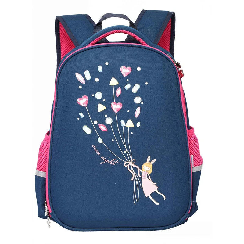 

Yangguang8dian Young STUDENT'S New Style School Bag 2-5 Grade CHILDREN'S Cartoon Spine-School Bag Cute Printed Hard Case Customi