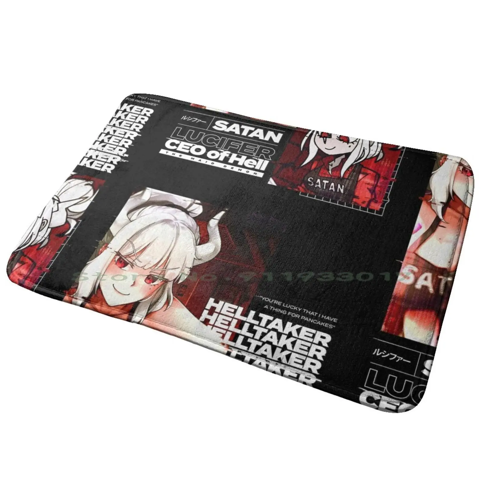 Lucifer Design Estetico Versione Positiva Tappetino Per Porta D'Ingresso Tappetino Da Bagno Stratocaster Telecaster Chitarra Jazzmaster Squier