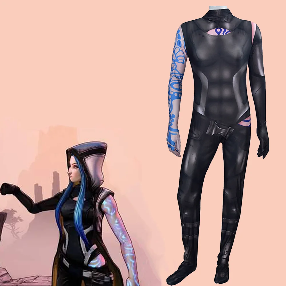 Маскарадный костюм из игры borderland 3 Maya The Siren, боди Maya Zentai, Обтягивающие Комбинезоны, костюм на Хэллоуин для девочек и взрослых