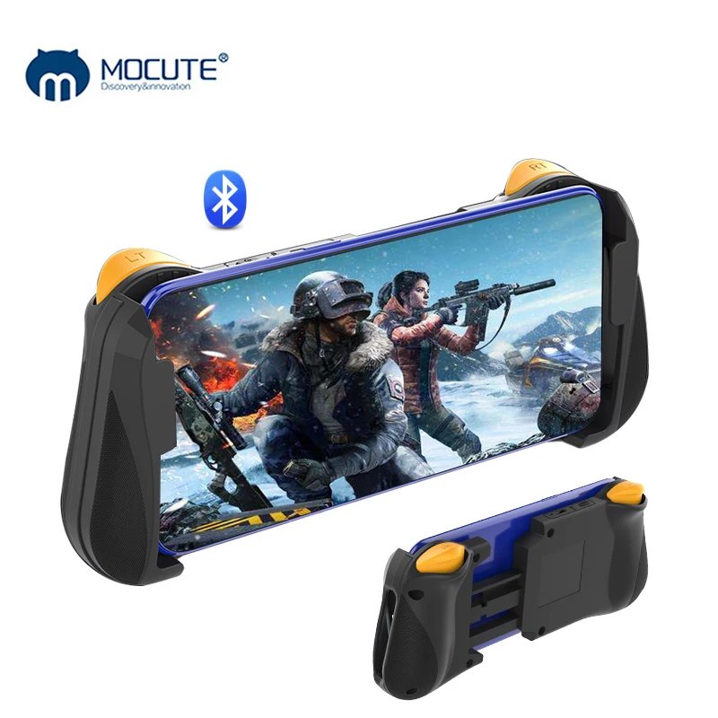 Mocute 057 Pubg геймпад беспроводной Bluetooth Джойстик триггер игровой коврик для iphone XS 6 7 8 для Android Samart телефон