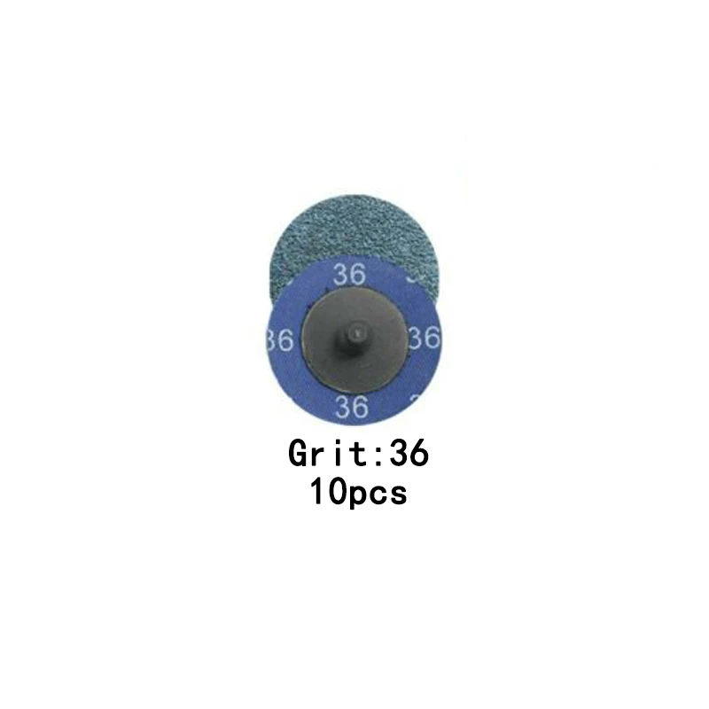 Zirconium Corundum Abrasive Grain Quick Change Disc For Woodworking Sanding Disc 40Pcs Set Sander 1/4