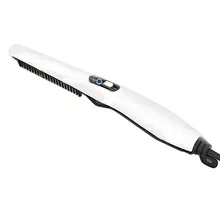 Мужская и женская электрическая Укладка волос расческа прямая расческа борода Рога Борода гребень профессиональная Мода