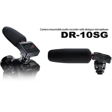 TASCAM DR-10SG микрофон-пушка и цифровой рекордер для DSLR с подарком 32 Гб TF карта