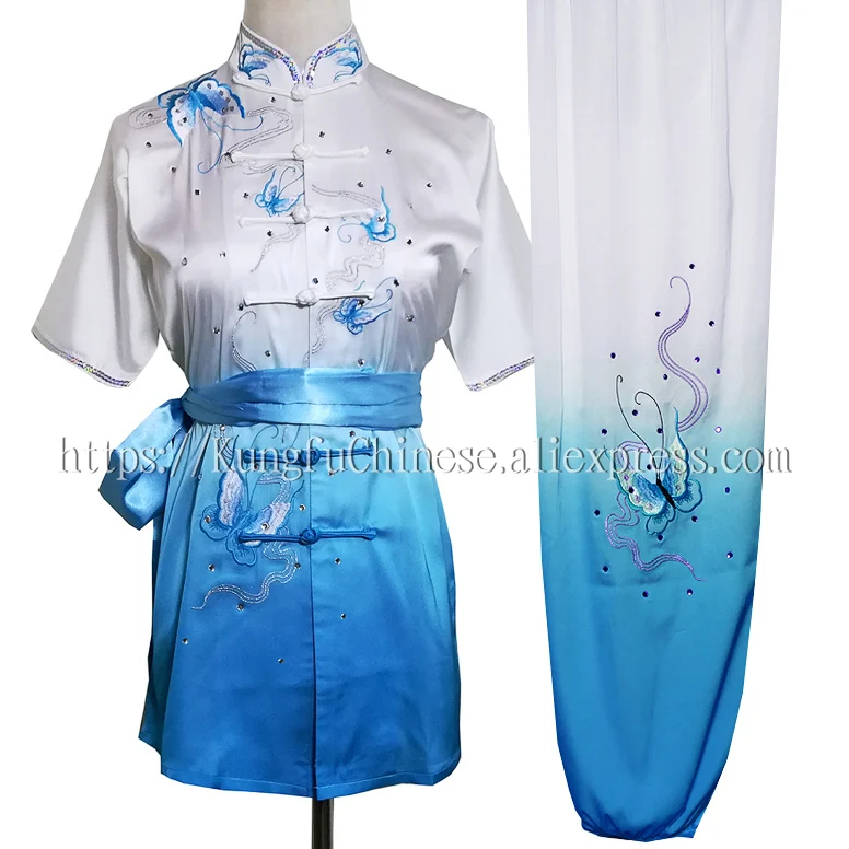 送料無料dior 中国の武術の服 武道のユニフォーム 蝶の刺繡のスーツ 男の子 女性 女の子 子供 大人 送料無料名入れ Other M Camburyhotel Com Br