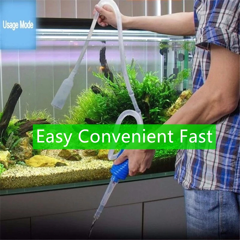 1PcSemiautomaticAquariumCleanVacuumWaterChangeChangerGravel