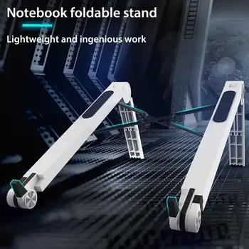 

Laptop Computer Stand Aptop Tablet Stand Portable Folding Stand Tablet Top Anti-Skid Angle Height Adjustable Bracket Home Office