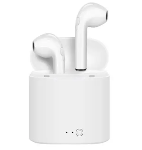 With charging box-W I7s TWS беспроводные Bluetooth наушники спортивные стерео наушники Bluetooth гарнитура с зарядным устройством для всех смартфонов Auriculares - Цвет: With charging box-W