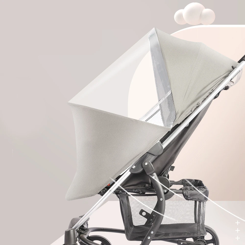 Stroller Accessories Waterproof Rain Shade Cover Transparent Wind Dust Shield Zipper Open For Baby Strollers Pushchairs Raincoat | Мать и