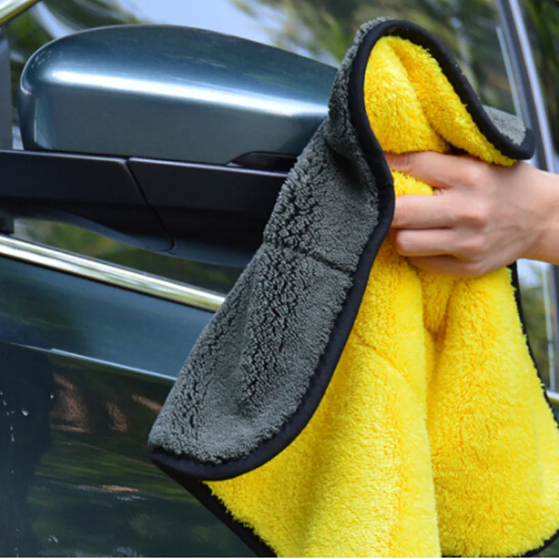 Tanio Wyjątkowo miękka myjnia samochodowa ręcznik z mikrofibry