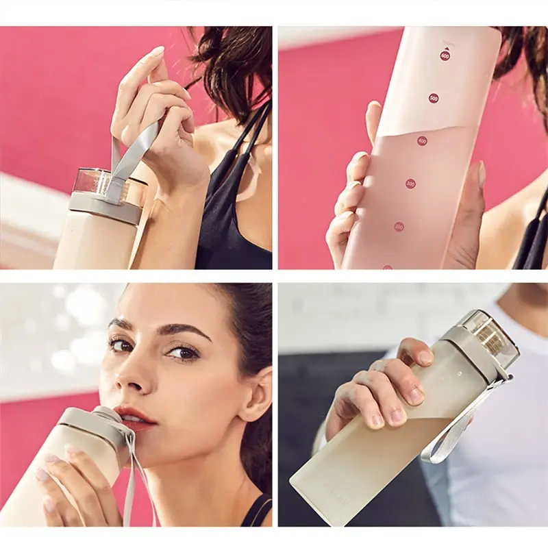 Портативная пластиковая бутылка для воды 400 мл|Бутылки воды| |