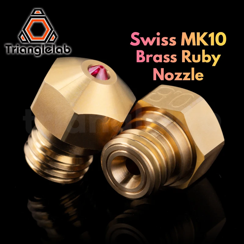 Trianglelab высокотемпературный MK10 красный распылитель Thread M7 для Micro Swiss HOTEND