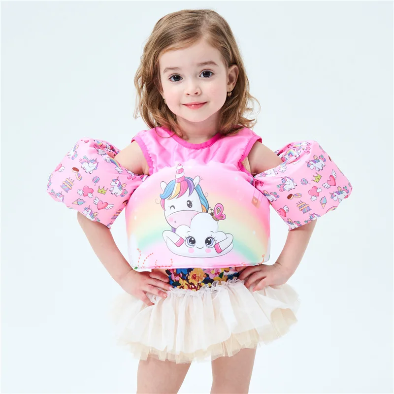 

Puddle Jumper Baby Life Vest For Swimming Arm Sleeves Inflatable Floating Buoyancy Child Vest Kids Life Jacket Swimsuit Float