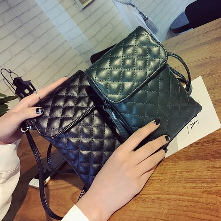 

2018 Summer New Style Mobile Phone Bag Korean-style Spiraea WOMEN'S Bag Mobile Phone Bag Flip Crossbody Bag