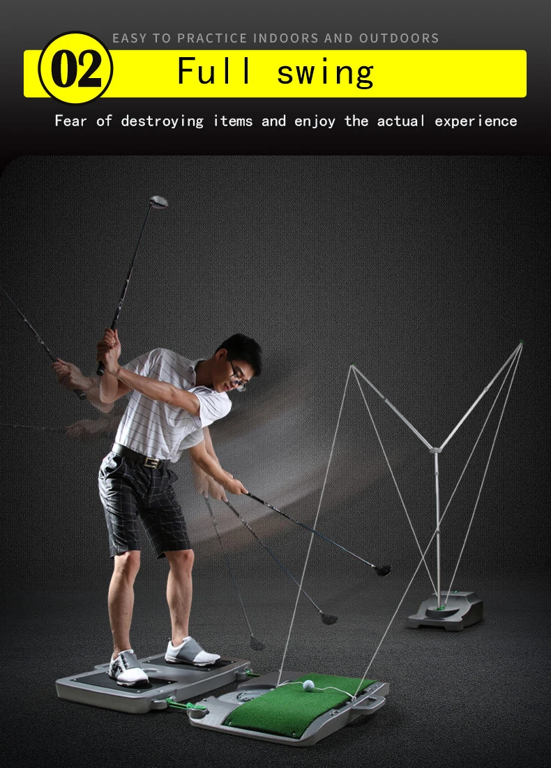 Patented PGM Coach Recommendation Golf Club Unisex Swing Training Adjustable Distance: 4m~16m Automatic ball Return