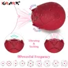 Rose Flower Vibrator Vagina Sucking Powerful Breast Sucker Oral Licking G-Spot Massage Clitoris Stimulation Sex Toys for Women 1