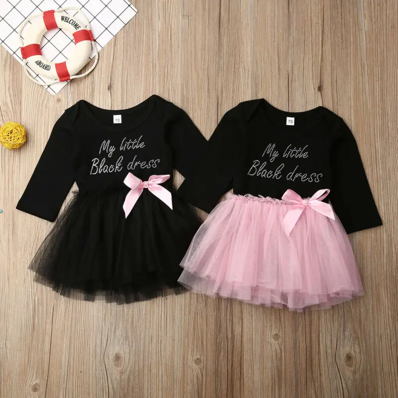 black tutu baby girl
