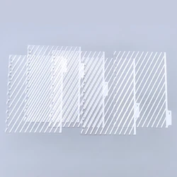 5 Sheets/pack A5/B5 Binder Index Dividers Creative Classification Card 20/26 Hole Binder Foil Index Divider Accessories