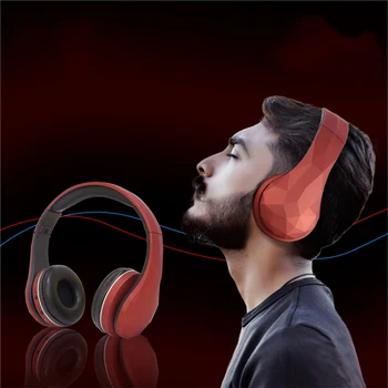 

MS-K6 Head-Mounted Wireless Headphone Foldable Headset Support TF Card FM Control Button iPhone Xiaomi Laptop Hifi Bass Stereo