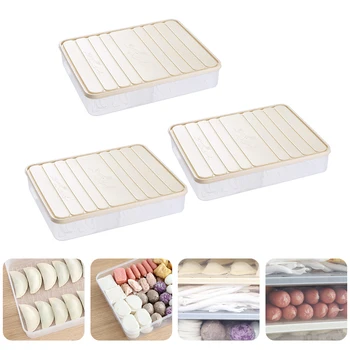 

3pcs Useful Thicken Refrigerator Storage Box Food Organizer Box Storage Container Food Container for Vegetables
