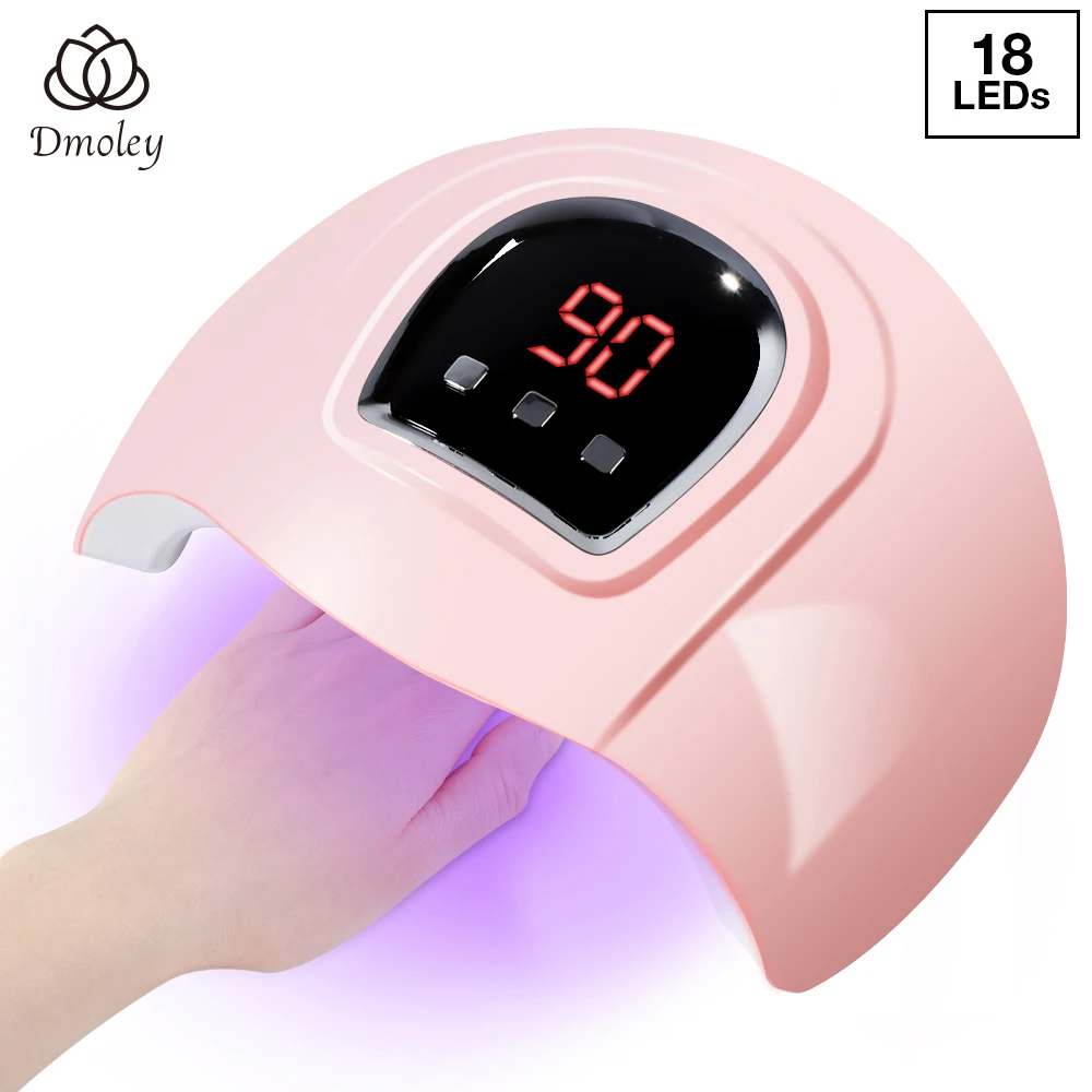 36 Вт УФ светодиодная лампа для сушки ногтей быстрая с 18 светодиодами сушилка