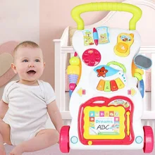 LOOZYKIT, детские развивающие игрушки, детская коляска, музыкальные ходунки, игрушка, Анти-опрокидывание, обучающая ходьба, детская коляска