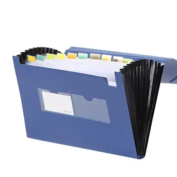

File Folder Multi-layer Practical Portable Document Organizer File Storage Folder Accordion Folder for School Teacher Student