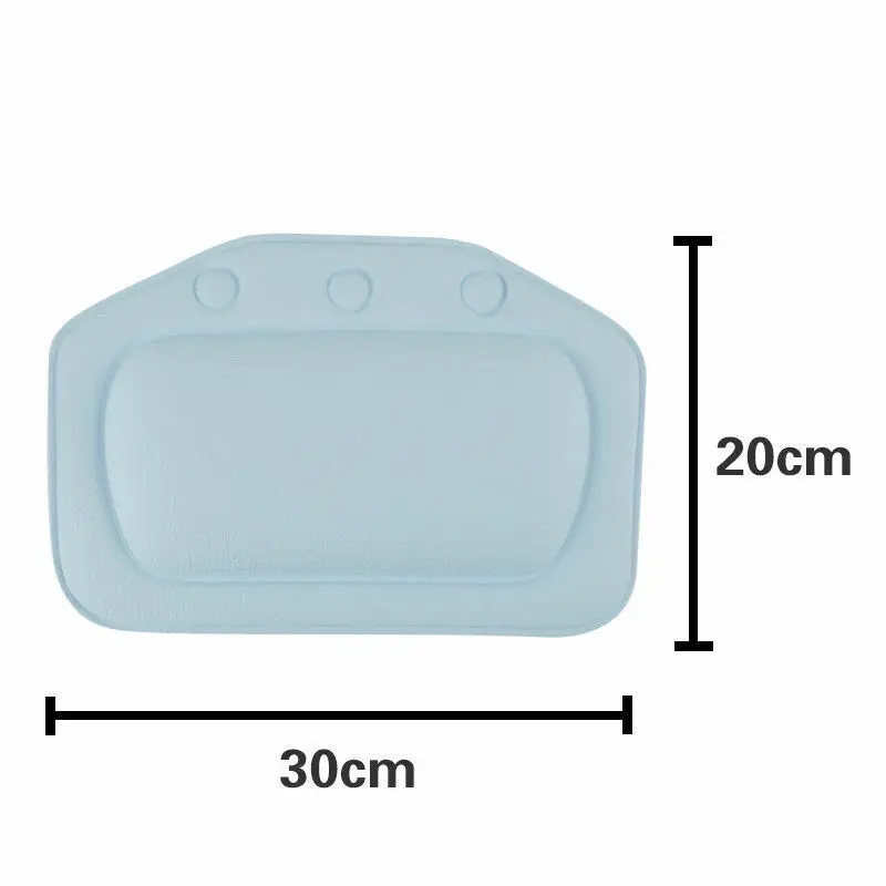 1pc Soft Bathroom Pillow Home Comfortable Spa Inflatable Bath Cups Shell Shaped Neck Bathtub Cushion Bathroom Accessories