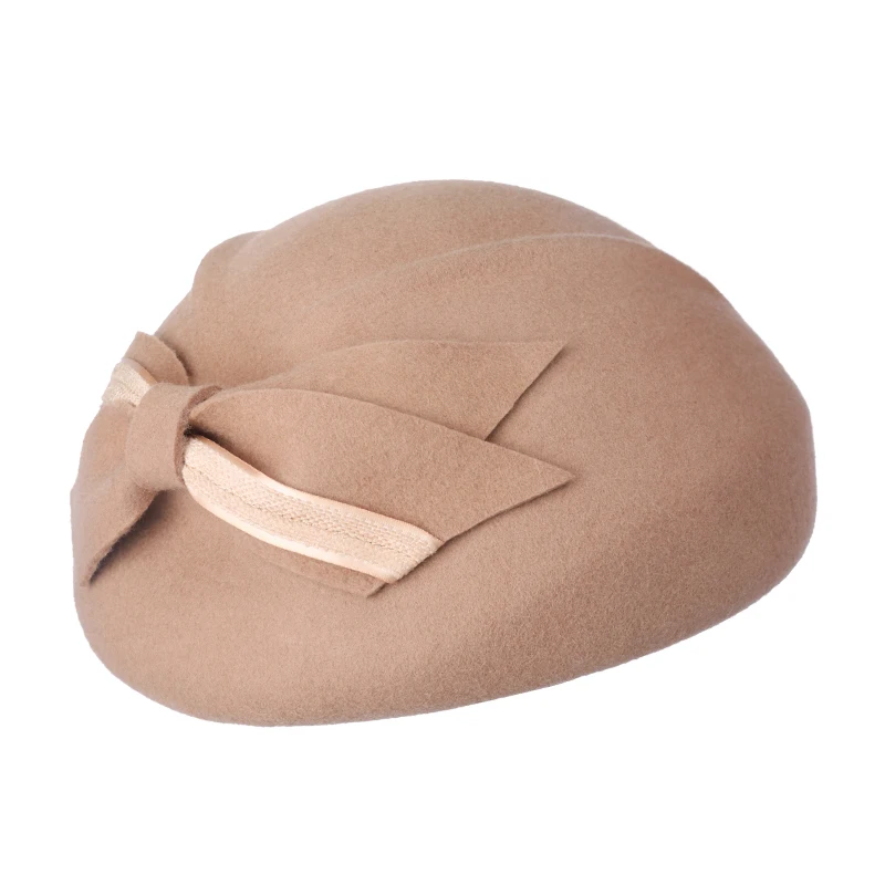Camel 57cm Sedancasesa, женские береты, шапки, модные, Осень-зима, австралийские, шерстяные береты, шапки для женщин, pillbox, шапка, высокое качество, берет, шапка - Цвет: Camel 57cm