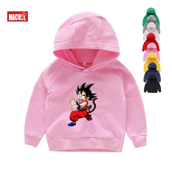 

Children Hoodies Cartoon Cute Toddler Goku Design Funny Hoodies Kids Anime Dragon Ball Z Clothes Boys Girls Hoodies Sweatshirts